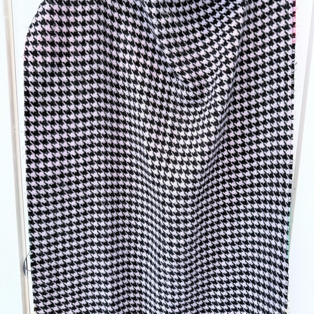 Anthropologie Black and Lavender/Multi Reversible Maxi Scarf - Picture 7 of 10